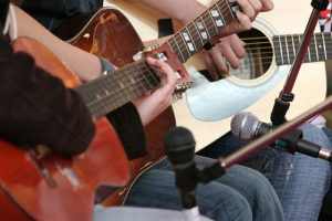 Band Performing Guitar